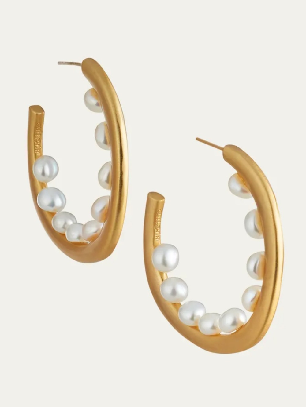 Cult Gaia Pearl Hoop Earrings. BNIB!